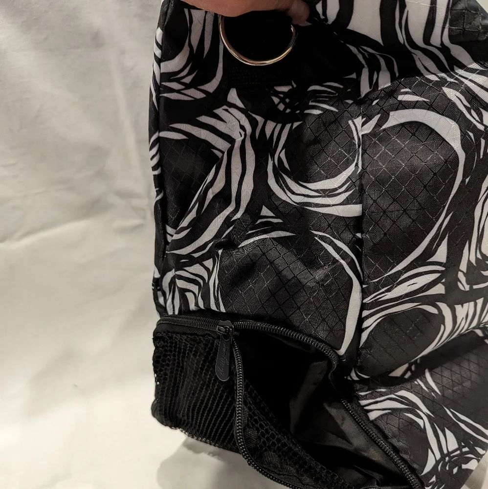 thirty-one Black and White Swirl Pattern Tote